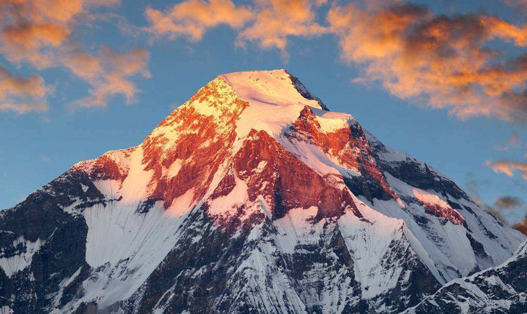 Red Snow of Mount Everest