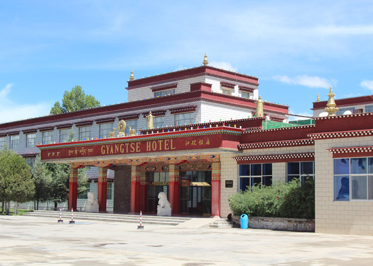 the exterior of Gyantse Hotel