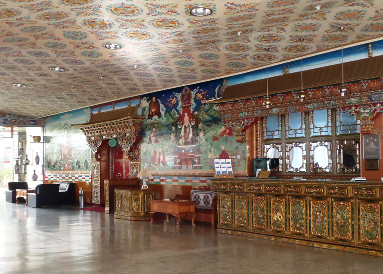 Lobby of Gyantse Hotel