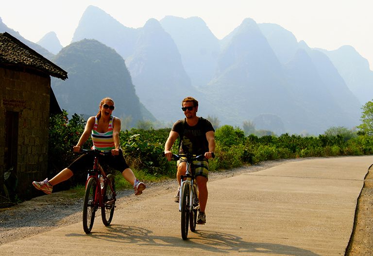 The beautiful scene of Yangshuo in Guilin