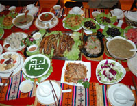 Enjoy the Tibetan-style Farewell Dinner 
