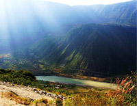 Erlang Mountain and Dadu River