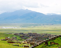 The Local Village in Litang - the Highest City in the World