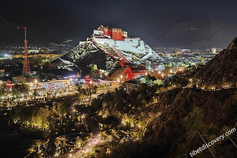 Potala Palace Night View