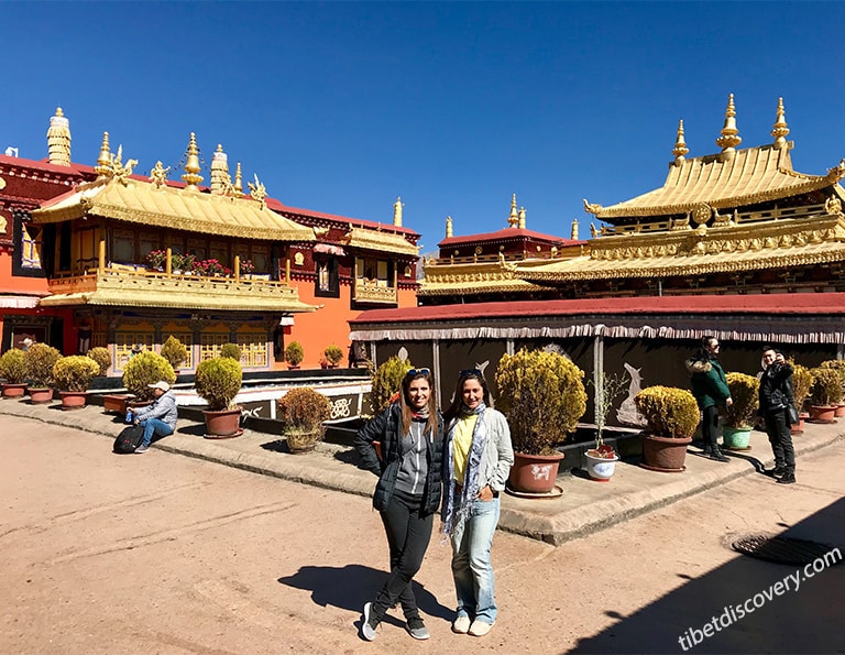 Our Guests Visiting Jokhang Temple