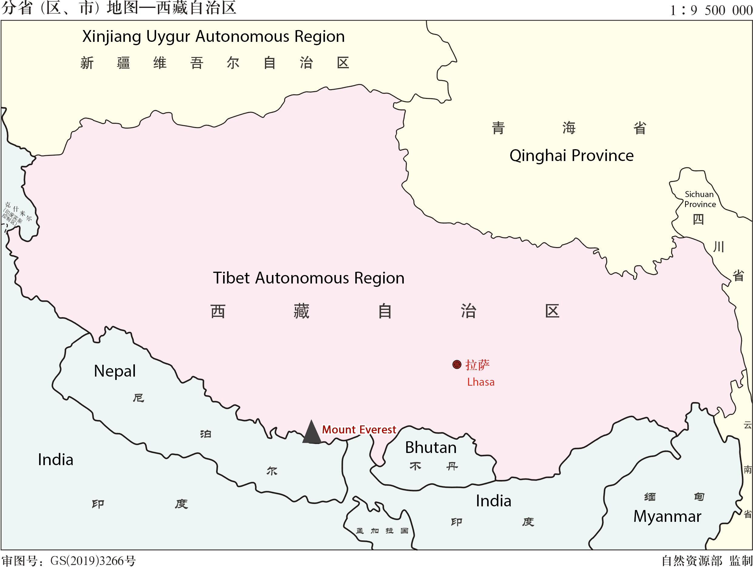 Where Is Mount Everest Location Of Mount Everest In Nepal And Tibet