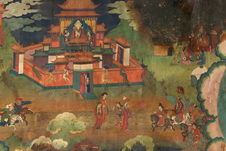 Mural in the Potala Palace 