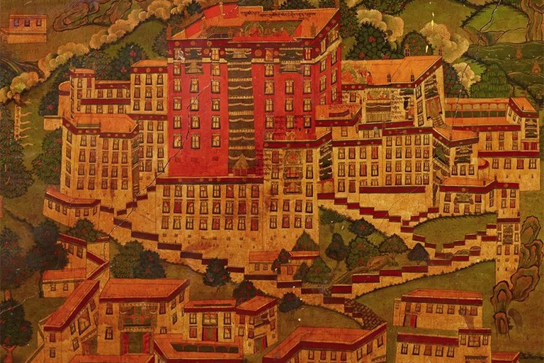 Mural in the Potala Palace 