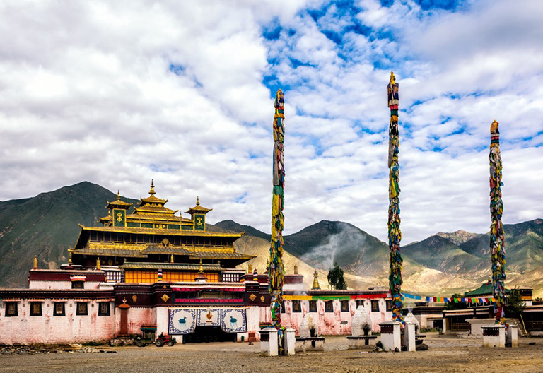 The Entrance of Samye Monastery 