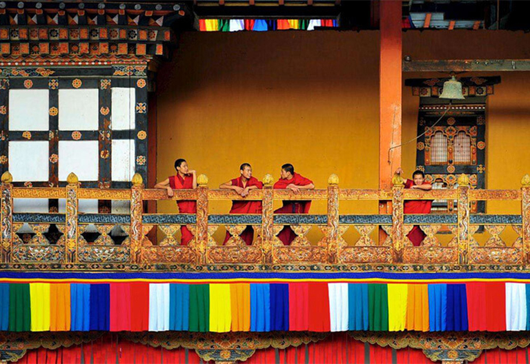 Little Monks in Kyichu Lhakhang Bhutan Daily Fee