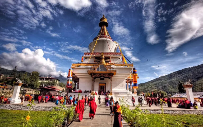 National Memorial Chorten - Holy Site in Thimphu