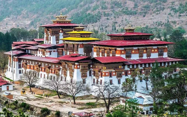Grandiose Architectures in Punakha Dzong