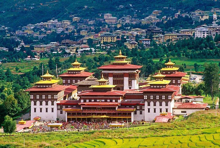 Thimphu Dzong - Current Government Seat Dzongs of Bhutan