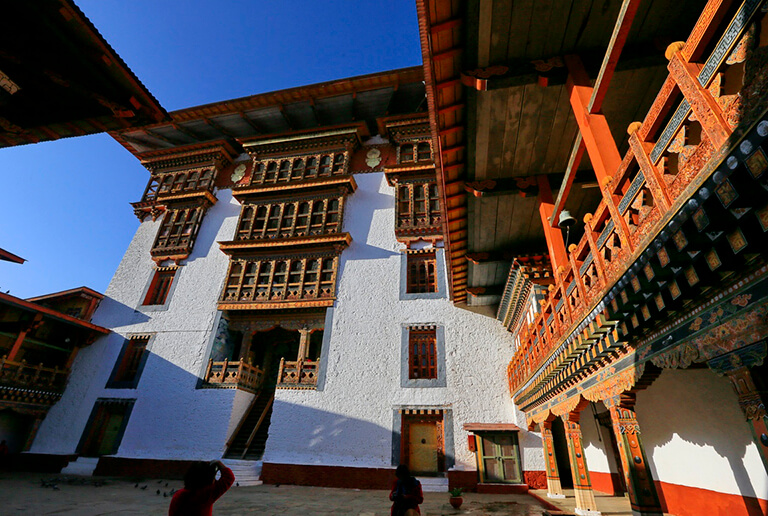 Residence Quarter - the 2nd Courtyard in Punakha Dzong Punakha Dzong
