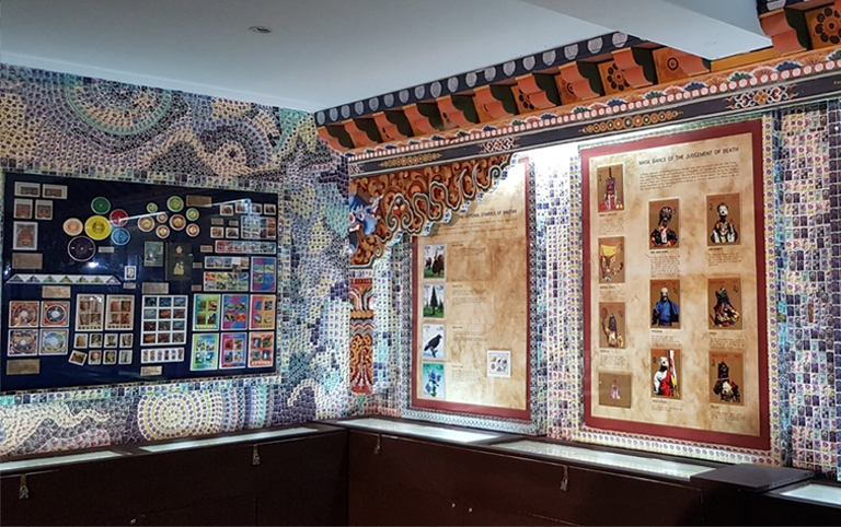 Exhibitions in Bhutan Post Office Headquaters