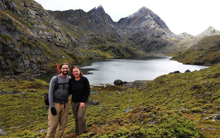 Beautiful lake during Dagala Thousand Lakes Trek Bhutan Trekking 2021/2022