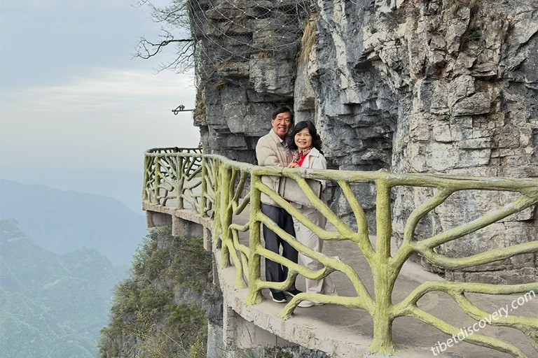 Our guests - Michelle's group from Australia visited Tianmen Mountain