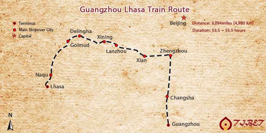 Guangzhou Lhasa Train