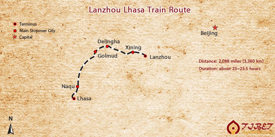 Lanzhou Lhasa Train
