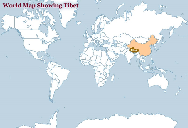 Карта тибет бутан