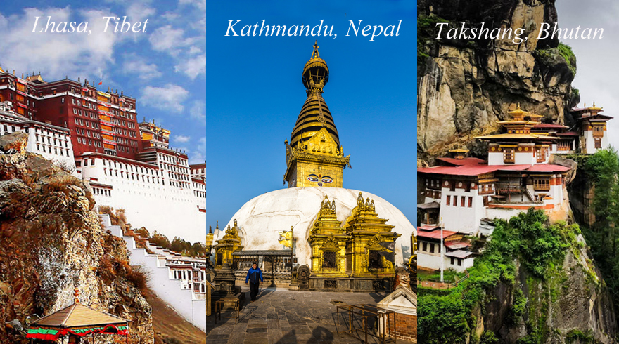 Enjoy the natural and cultural treasures in three mysterious Himalayan kingdoms