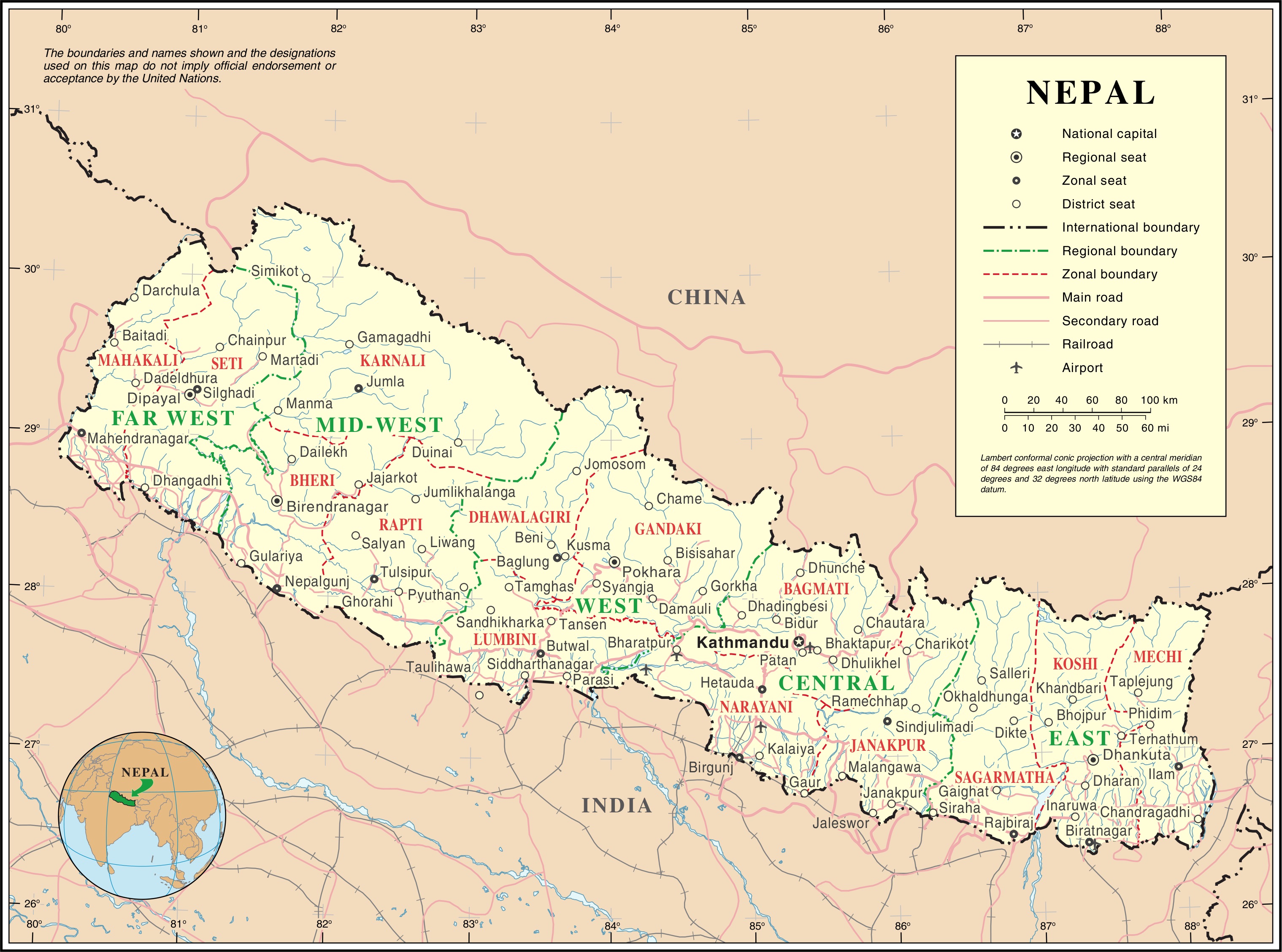 Nepal Tourist Guide Map Pdf Best Tourist Places In The World