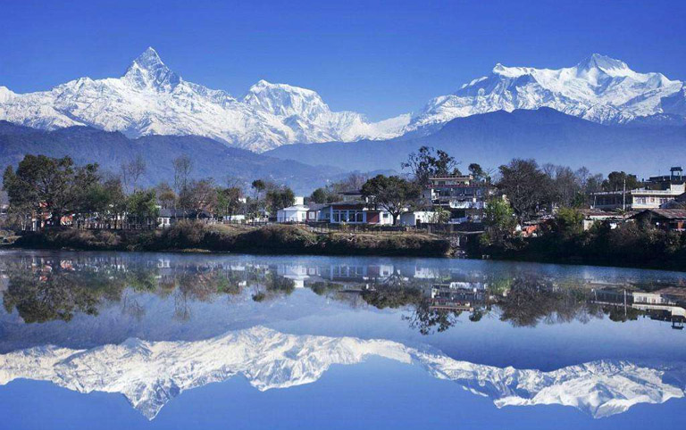 Beautiful Annapurna Range and its Reflction Nepal Things to Do 2021