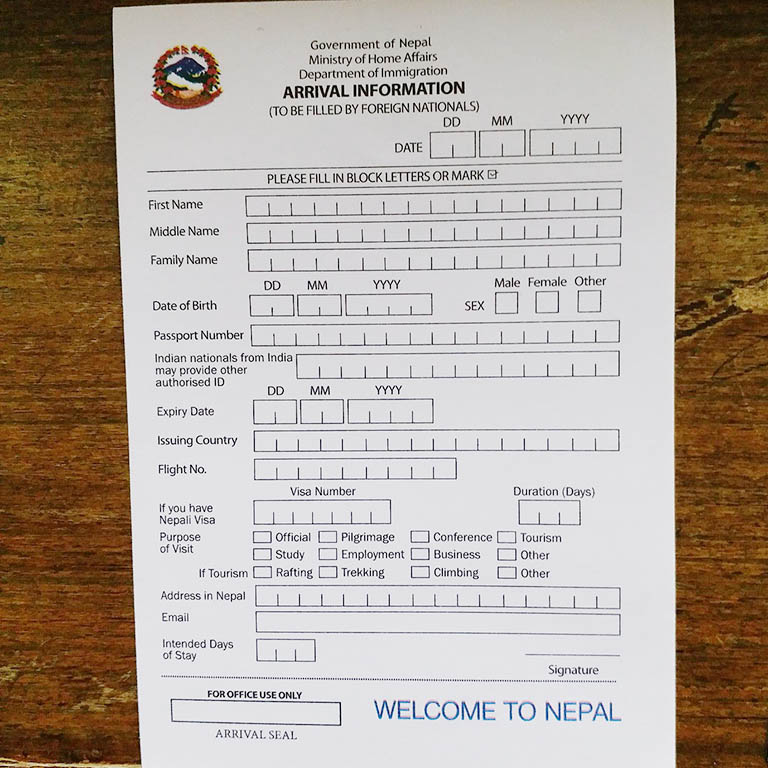 Nepal visa on arrival for indian