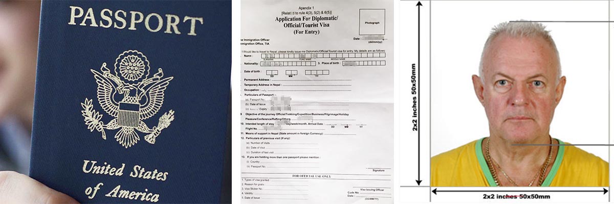 Nepal Tourist Visa Requirements - Passport, Application Form, Photo Nepal Visa and Nepal Tourist Visa