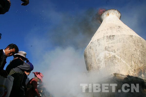 Burning Aromatic Plants
