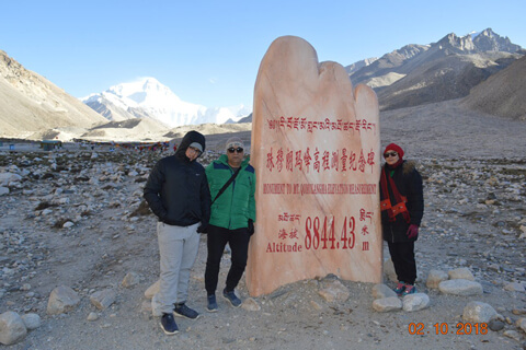 Picturesque Snow-capped Mountain in Tibet