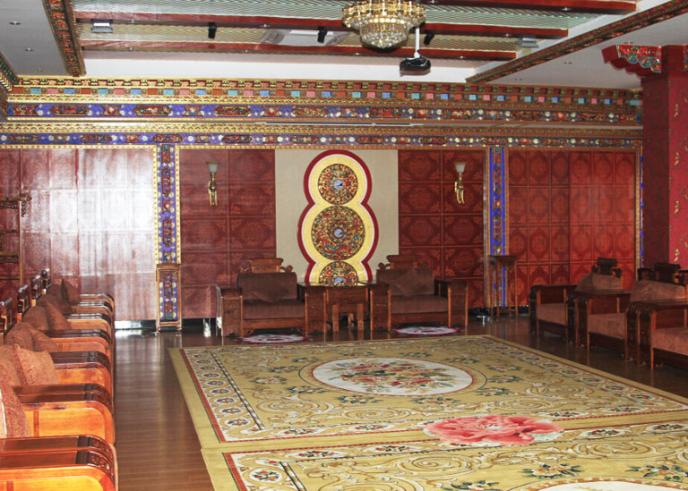 Tibetan Hall in Shigatse Hotel