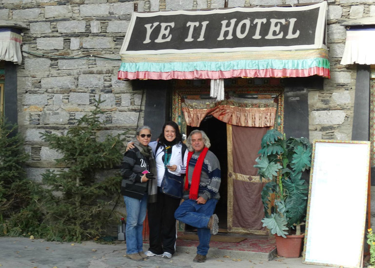 Facade of Yeti Hotel