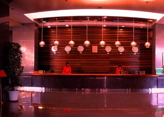 Front desk of Nyingchi Hotel