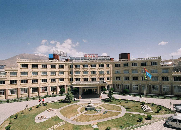 Facade of Tsetang Hotel Facade of Tsetang Hotel