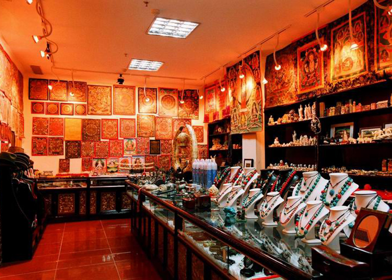 The cafa shop of Tsetang Hotel