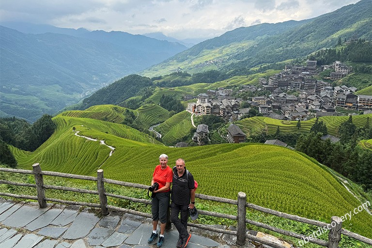 Our guests - Lubomir's group from Slovakia visited Ping'an Rice Terrace in September, 2025