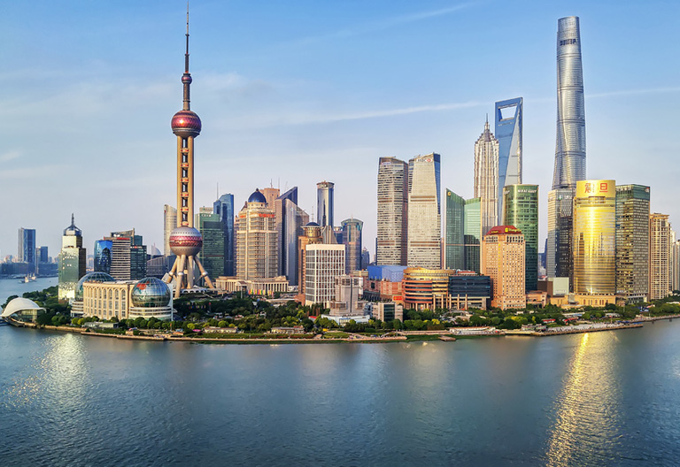 Modern Shanghai View from the Bund