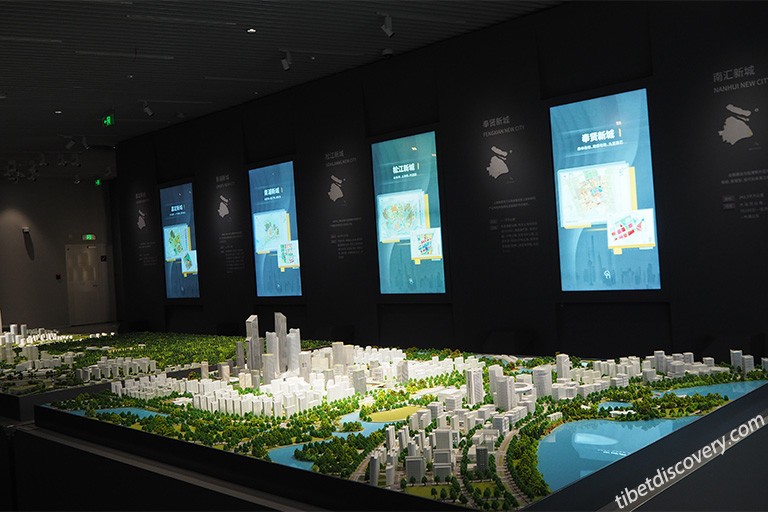 The Blueprint of Shanghai Shown in Shanghai Urban Planning Exhibition Center