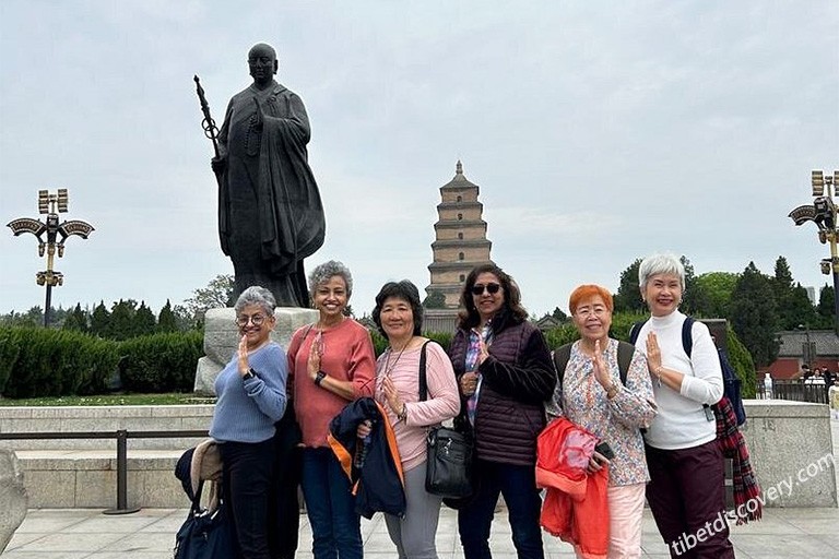 Our Guests Sukesh's group from Malaysia visited the 1300-Year-Old Giant Wild Goose Pagoda