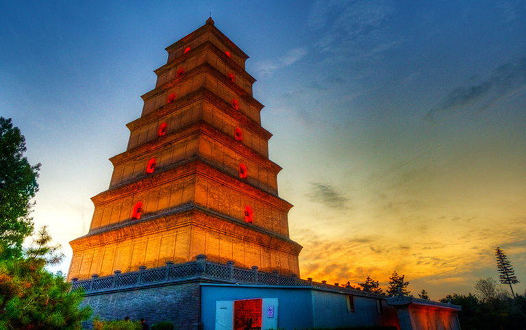 1300-Year-Old Giant Wild Goose Pagoda