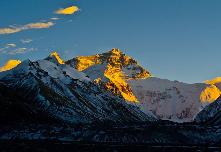 Sunset on Mount Everest