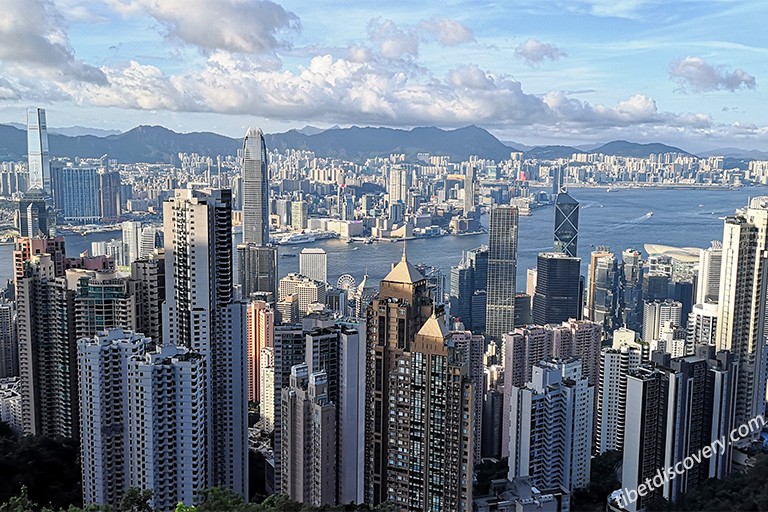 Appreciate the vista of Hong Kong from Victoria Peak