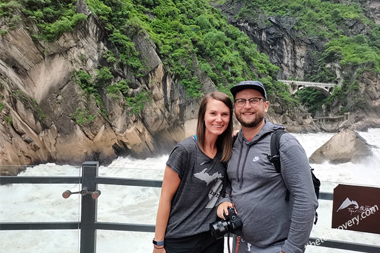 Our guests - Ashley's group from USA visited Tiger Leaping Gorge in July, 2021