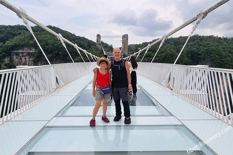 Our guests - Ausilia's group from Italy visited Zhangjiajie Glass Bridge in September, 2024