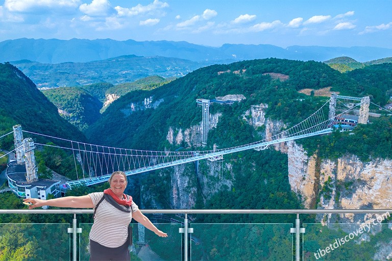 Our guest - Artur from Poland visited Zhangjiajie Grand Canyon in April, 2025