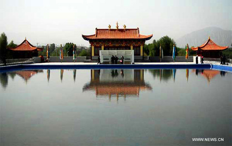 Qinghai prayer wheel