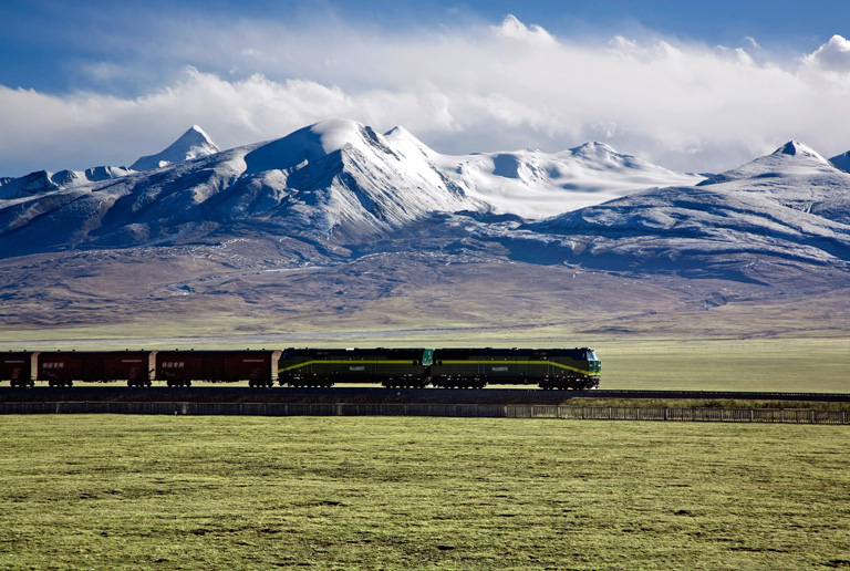 Qinghai Tibet Railway Landscape