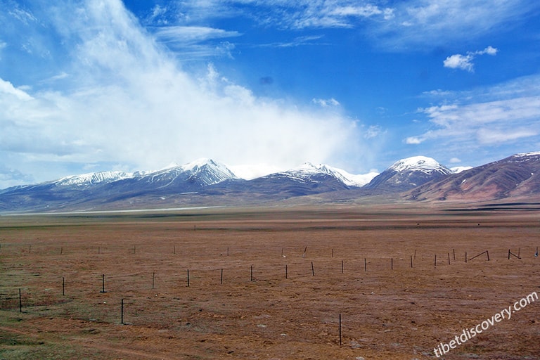 Beautiful High Plateau Landscape around the Railway