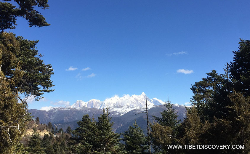 Namjagbarwa Peak in the Distance Tibet Trip Story